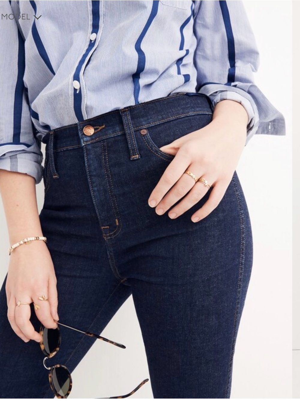 NWOT Madewell 10” High-Rise Skinny Jeans